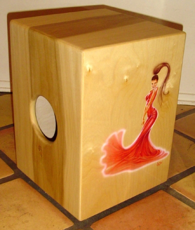 Kotz Cajon: Collector Series #1  - Rumba with Original Handpainted Art
